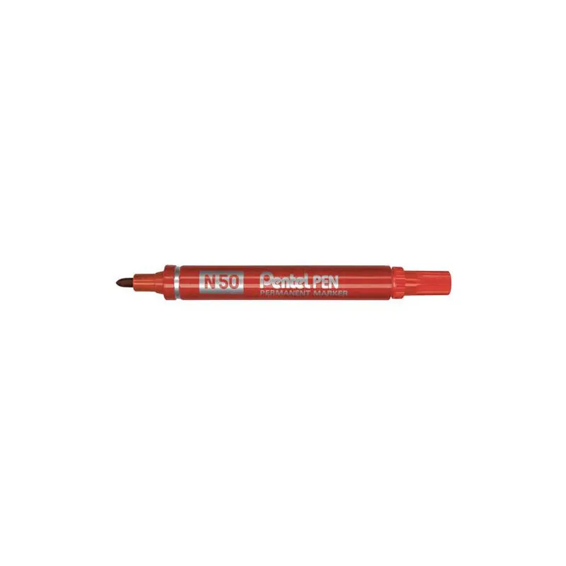 Marqueur permanent pointe ogive - Rouge Bon Plan