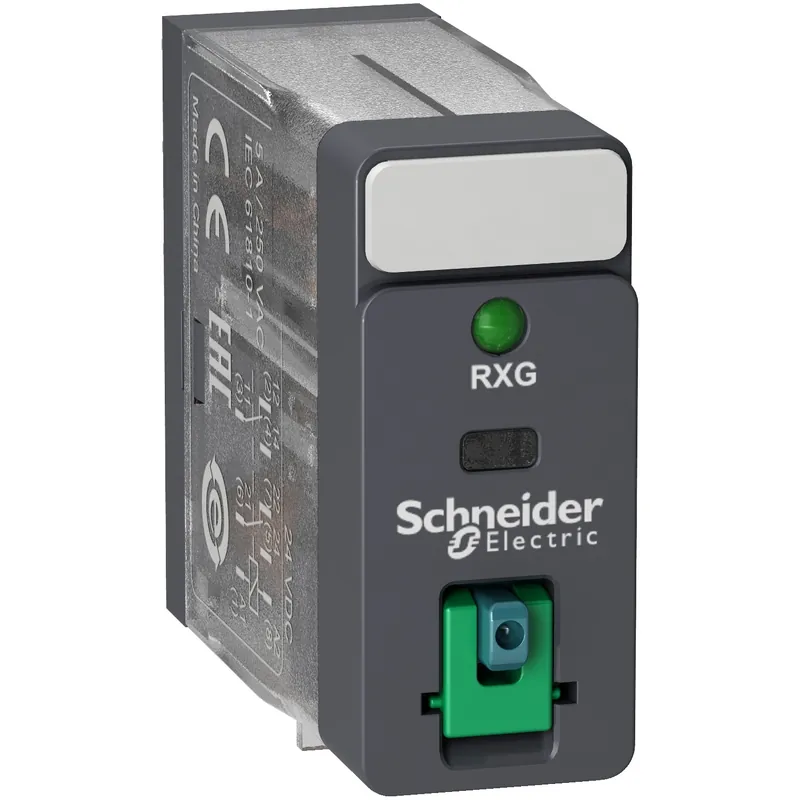 Zelio Relay RXG – relais interface – embrochab – test – DEL – 2OF – 5A – 24VDC Expédié Aujourd&rsquo;hui