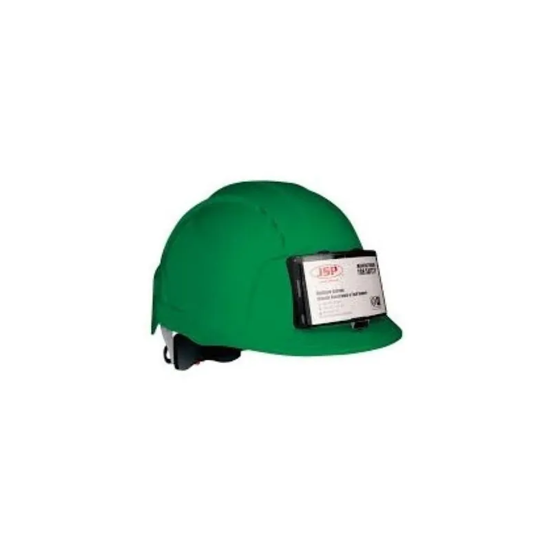 Retour Gratuit Casque Chantier EVOLite? – Porte Badge – Serrage Crémaillère Vert