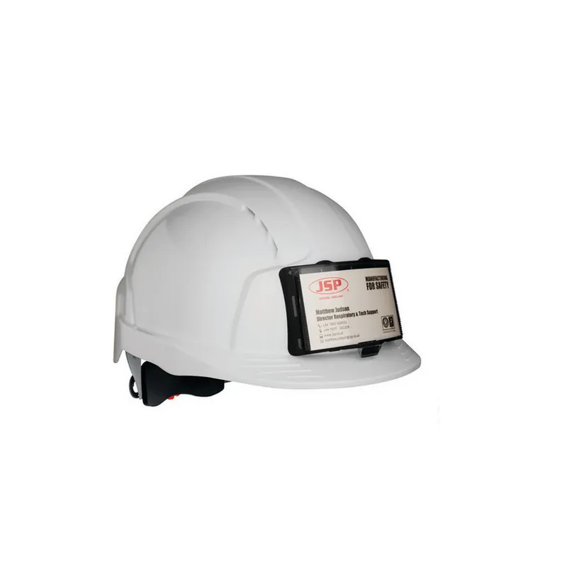 Casque Chantier EVOLite? - Porte Badge - Serrage Crémaillère Blanc Achetez Aujourd'hui