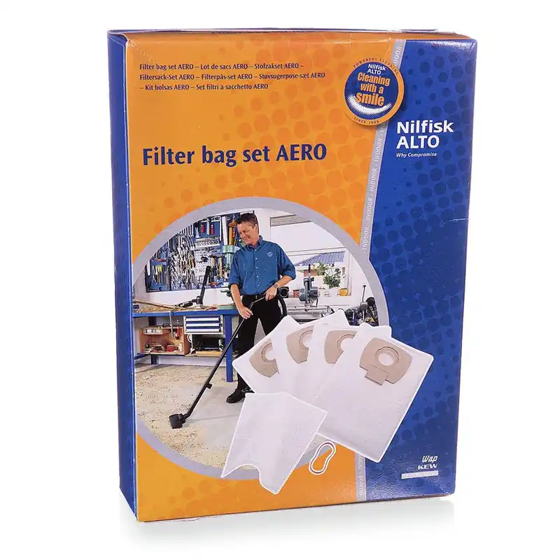 5 Sacs à Poussiere 20/30 Litres – NILFISK? AERO 21/26/31 Nouveauté