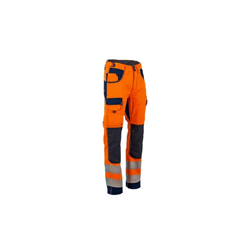 Commander Maintenant Pantalon HV AUTHENTIC POLARISATION Orange/Marine Taille 38