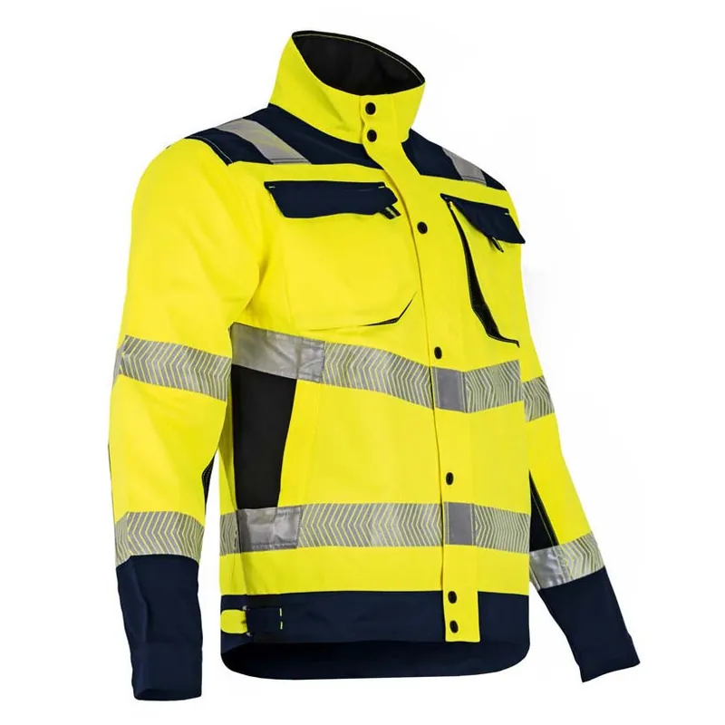 Blouson HV AUTHENTIC REFLEXION Jaune/Marine Taille 2 (S) Vente Flash