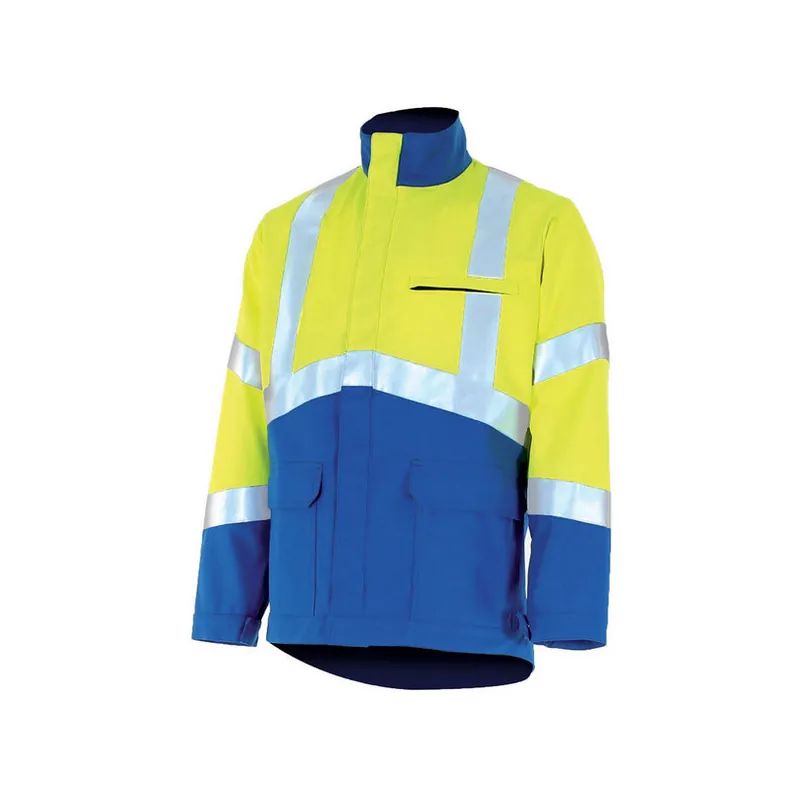 Acheter Direct Veste COT/POLY Hte Visibilité JN/B. Azur T1 (40/42-S)