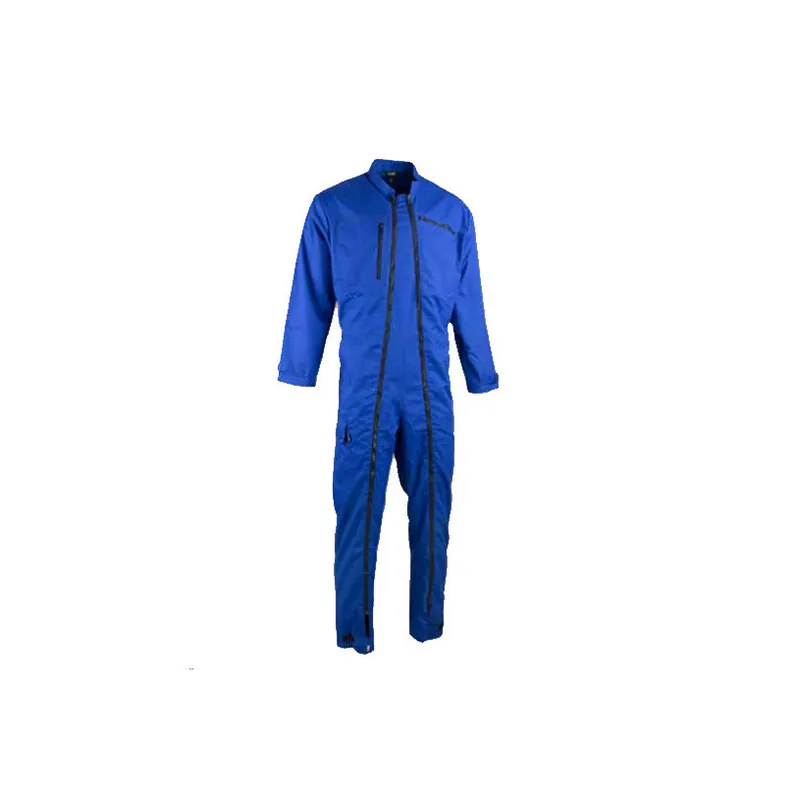Achetez Aujourd&rsquo;hui Combinaison de Travail TRACTO Bleu-Bugatti – PolyCoton – 2 Zip Taille 7 (58/60-3XL)