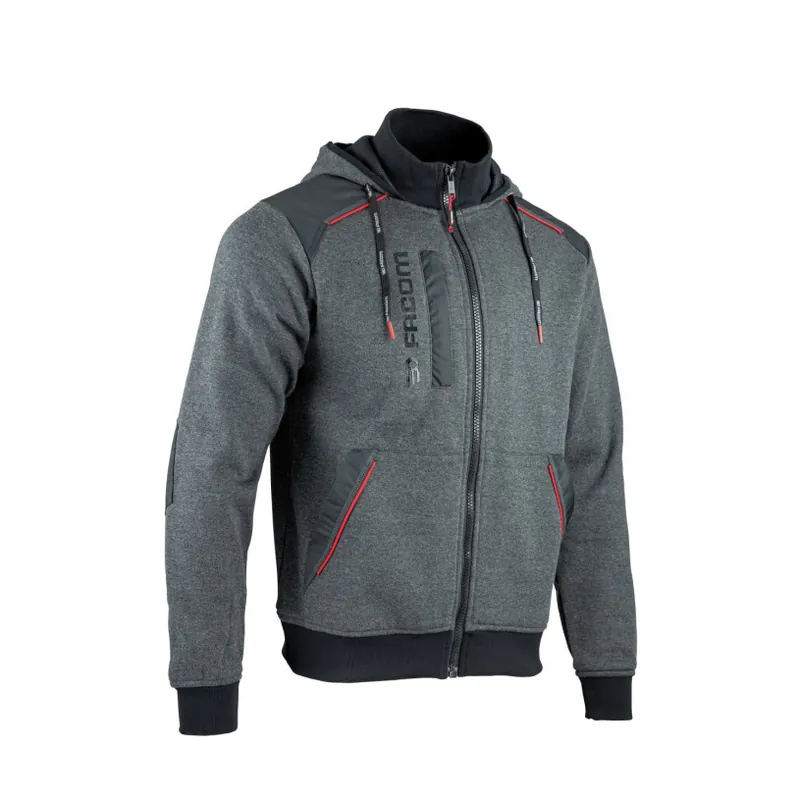 Vente Flash Sweat Zippé JUMPER Capuche-Col Montant – FACOM Taille 7