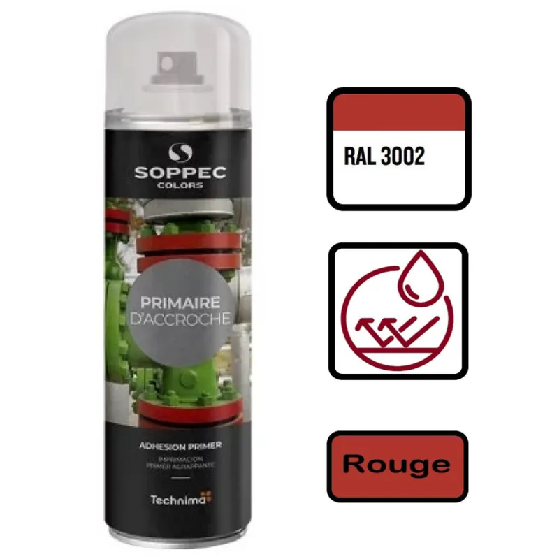 Top Vente Primaire d‘Accroche / Apprêt - Aérosol 650ML Rouge
