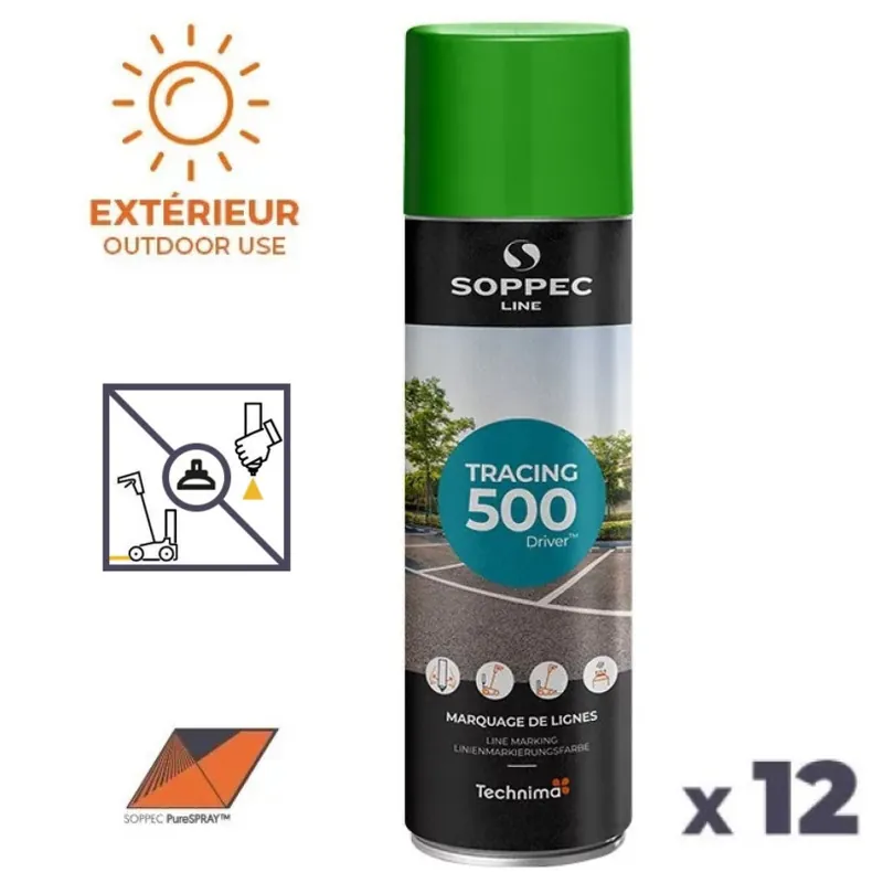 Affaire à Saisir 12 Traceurs de Lignes Aérosol 650ML – Intérieur/Extérieur Vert