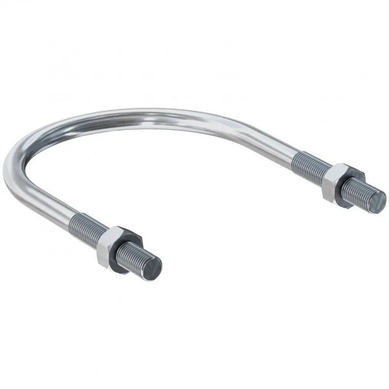 5 Etriers Filetés M14 - Acier Zingué Tube ? 8" (219,1MM) Bon Marché