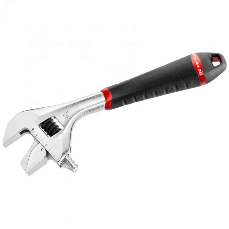 Clé à Molette Gainée - Ajustement Rapide - Mors Réversible - 10" - 38 MM - FACOM? 101.10GR Top Vente