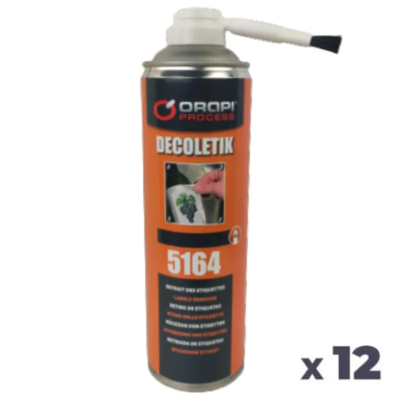 12 Décolleurs d‘Etiquettes DECOLETIK – Aérosol 650 ML – ORAPI 5164 Aérosol 650 ML Bon Marché