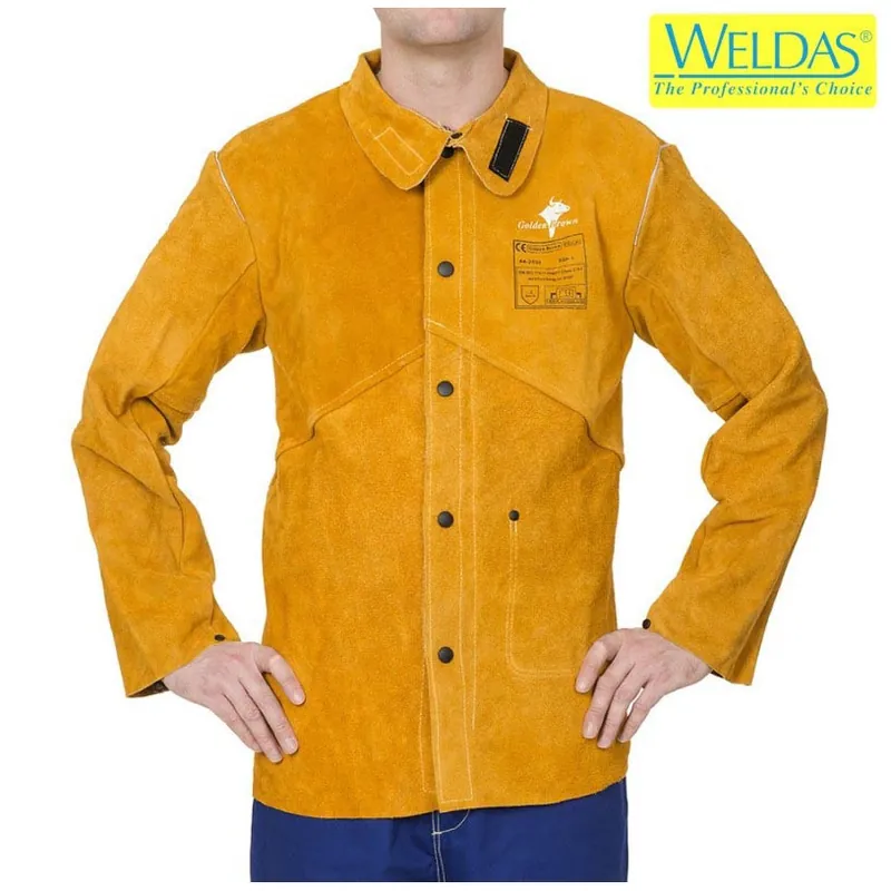 Veste Soudeur Golden Brown?- Dos Coton Ignifugé Taille XL (86X124Cm) Authentique