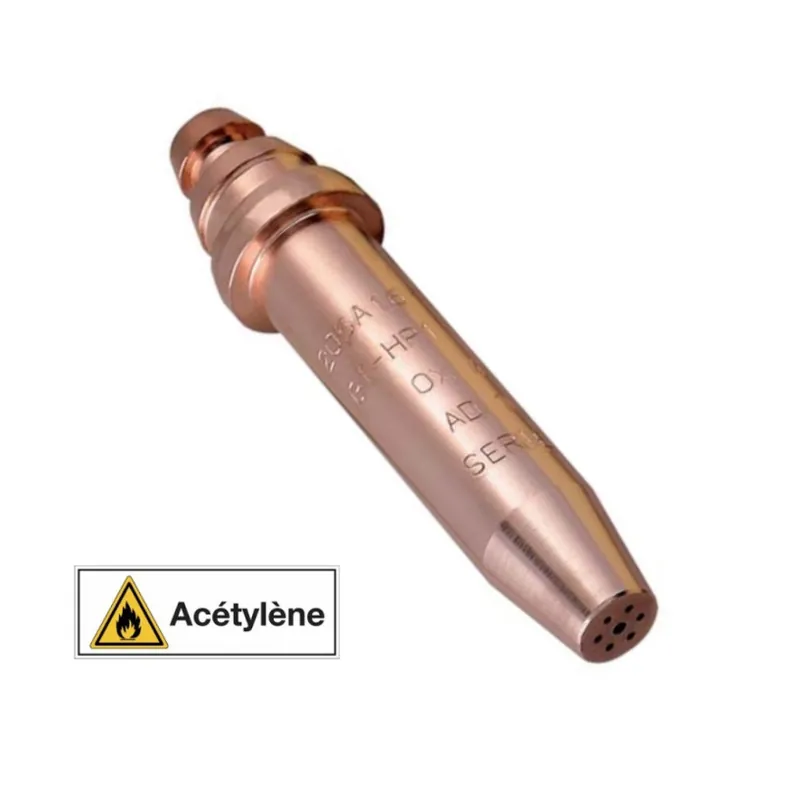 Réduction Tête de Coupe Acétylène Type G1 pour Chalumeau Coupeur 10/10