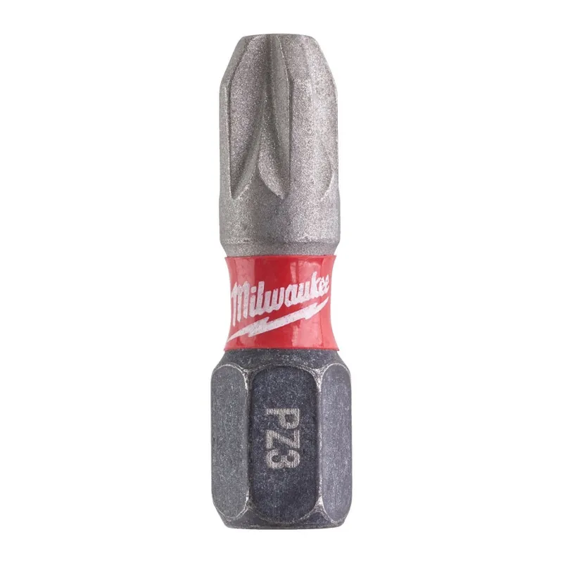 Embout de Vissage Hex ?" Visseuse Choc Milwaukee? Empreinte Pozidriv - Pz 3 - Longueur 25 MM - 2 Pièces Populaire