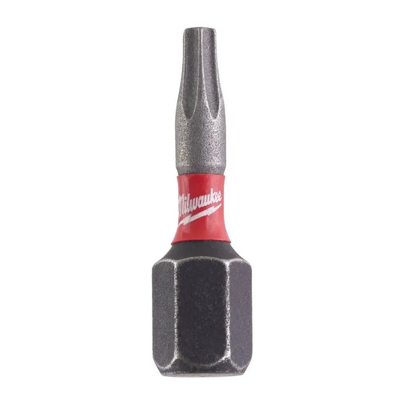 Embout de Vissage Hex ?" Visseuse Choc Milwaukee? Empreinte Torx - T 10 - Longueur 25 MM - 2 Pièces Prix Bas