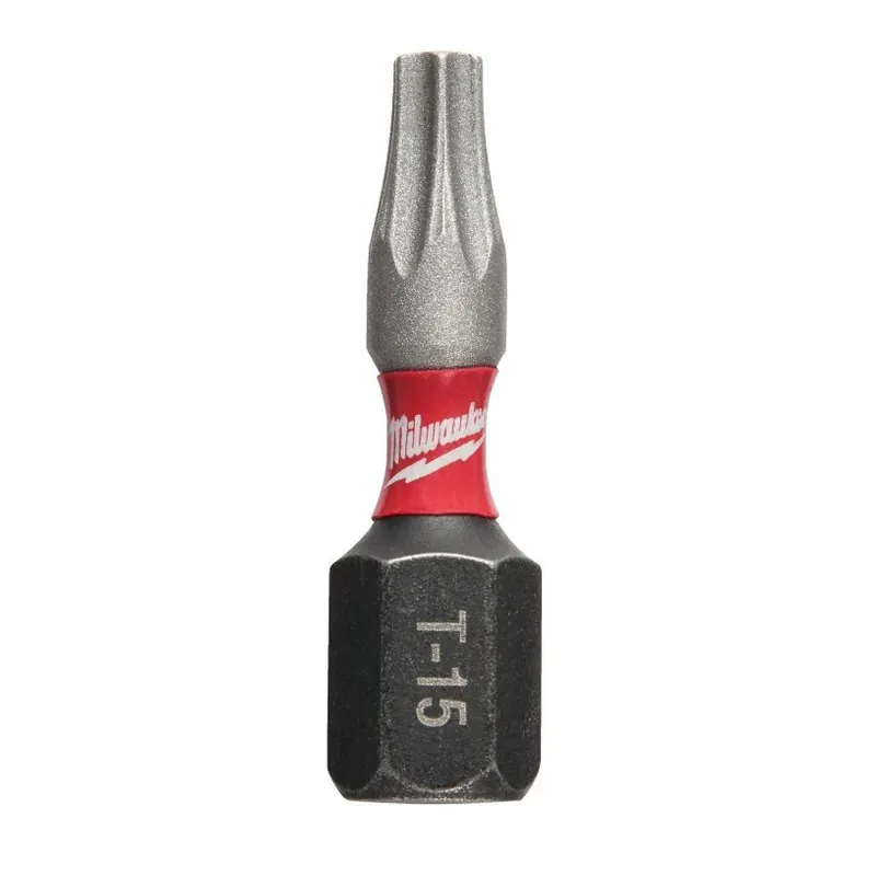 Jusqu'à épuisement Des Stocks Embout de Vissage Hex ?" Visseuse Choc Milwaukee? Empreinte Torx - T 15 - Longueur 25 MM - 2 Pièces