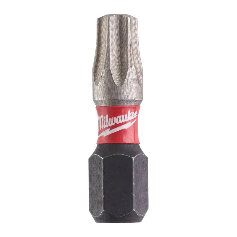 Acheter Direct Embout de Vissage Hex ? » Visseuse Choc Milwaukee? Empreinte Torx – T 27 – Longueur 25 MM – 2 Pièces