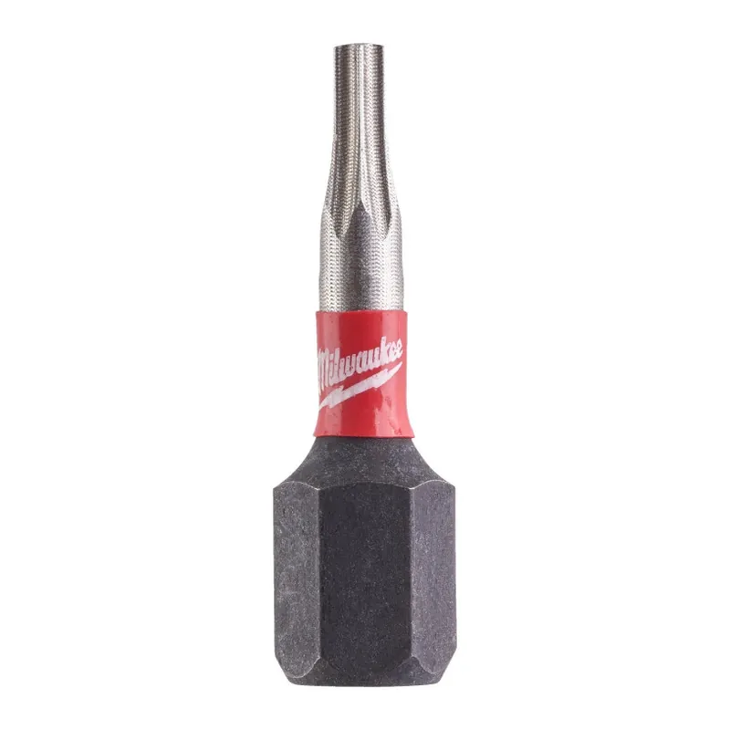 Embout de Vissage Hex ?" Visseuse Choc Milwaukee? Empreinte Torx - T 8 - Longueur 25 MM - 2 Pièces Remise