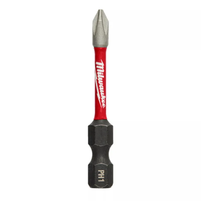 Embout de Vissage Hex ?" Visseuse Choc Milwaukee? Empreinte Philips - Ph 1 - Longueur 50 MM Super Prix
