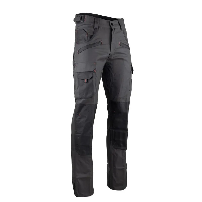 Solde Pantalon de travail Gris Carbone-polycoton-ARGILE Taille 46