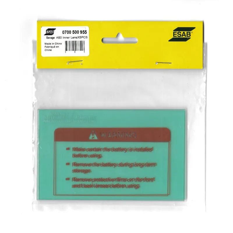 5 Ecrans Protection Cagoule ESAB? SAVAGE? A50 (Air) LUX – Intérieur Solde