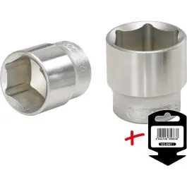 Produit De Marque Douille 1/4‘‘ 6 pans, 4mm - sur carte