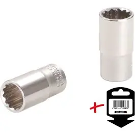 Vente Flash Douille 1/4‘‘ 12 pans, 4 mm – sur carte