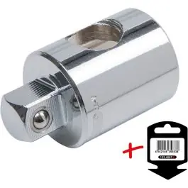 Retour Gratuit Carré coulissant CHROMEplus 1/2‘‘, 3/8‘‘ Fx1/2‘‘ M - sur carte