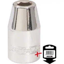 Douille 1/2‘‘ porte-embouts, pour embouts 5/16‘‘ - sur carte Populaire