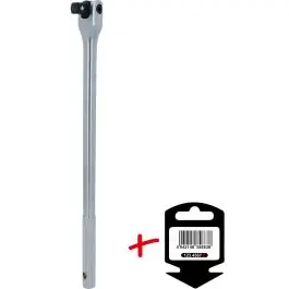 Poignée articulée longue 1/2‘‘ CHROMEplus, 378mm – sur carte Dernier Modèle