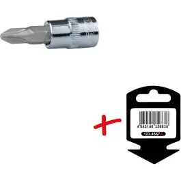 Soldes Douille tournevis 1/2‘‘ CHROMEplus, PZ1 - sur carte