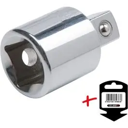 Authentique Réducteur CHROMEplus 1/2‘‘, 1/2‘‘ F x 3/8‘‘ M - sur carte