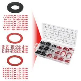 Marque Assortiment de joints de plomberie, 141 pcs