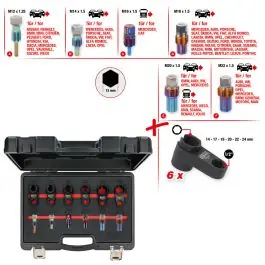 Jeu d’outils de réparation Master pour sondes d’échappement, 12?pcs Expédié Aujourd&rsquo;hui
