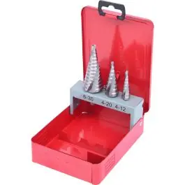 Achetez Aujourd'hui Jeu de forets étagés?HSS, en box métal 3 pcs
