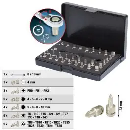 Vente Directe Jeu de micro-embouts, 32 pcs