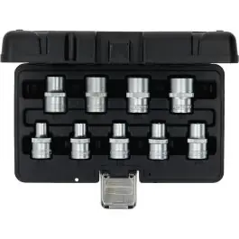Acheter En Ligne Jeu de douilles 1/2‘‘ TORX E, 9 pcs., E10-E24