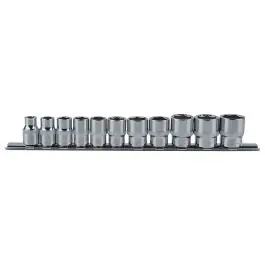 Jeu de douilles CHROMEplus 3/8‘‘ 12 pans, 11 pcs. 8-19 mm Promotion Saisonnière