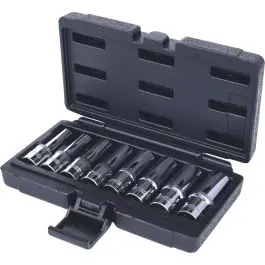 Affaire à Saisir Jeu de douilles 1/2‘‘ TORX E CHROMEplus, longues, 8 pcs