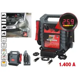 Top Vente Booster à batterie 12 V + 24 V, 1400 A
