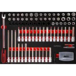 Top Vente SCS 1/2‘‘ Module de douille, 111 pcs, modules système 1/1