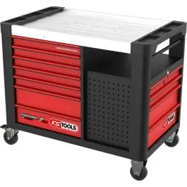 Servante d‘atelier PERFORMANCEplus P35 noir/rouge avec 13 tiroirs Bon Plan